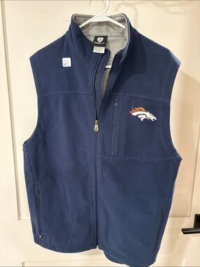 NFL ShieldGear Navy and Gray Team Apparel Tag Detail